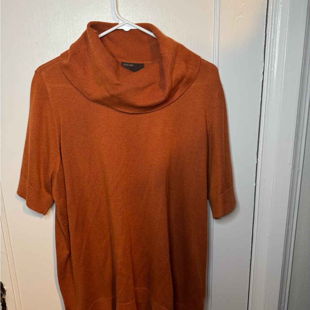 Kerisma Burnt Orange Cowl Neck Sweater